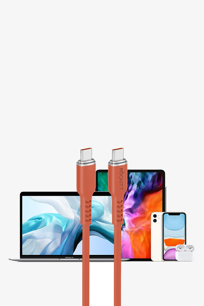 Rockitt Super Fast Charge 60W C-C Orange