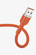 Rockitt Fast Charge 1.5 Silicone A-C Orange (2)