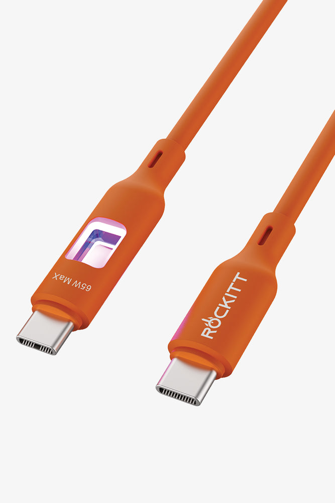 Rockitt Super Fast Charge 60W C-C Orange