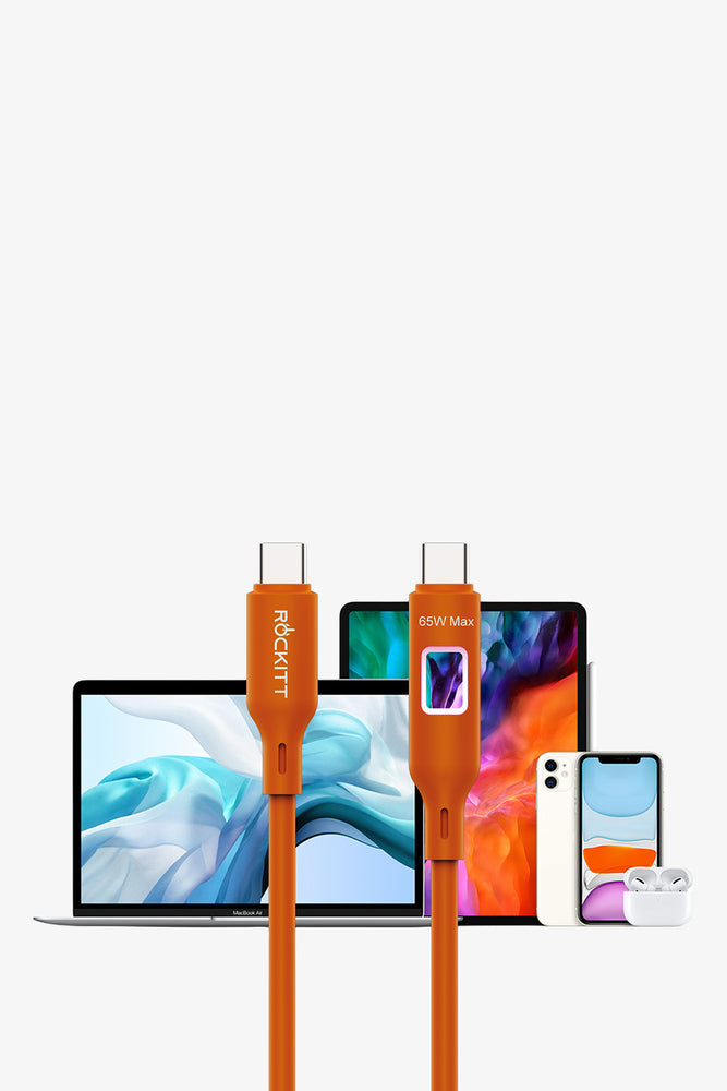 Rockitt Super Fast Charge 60W C-C Orange (1)