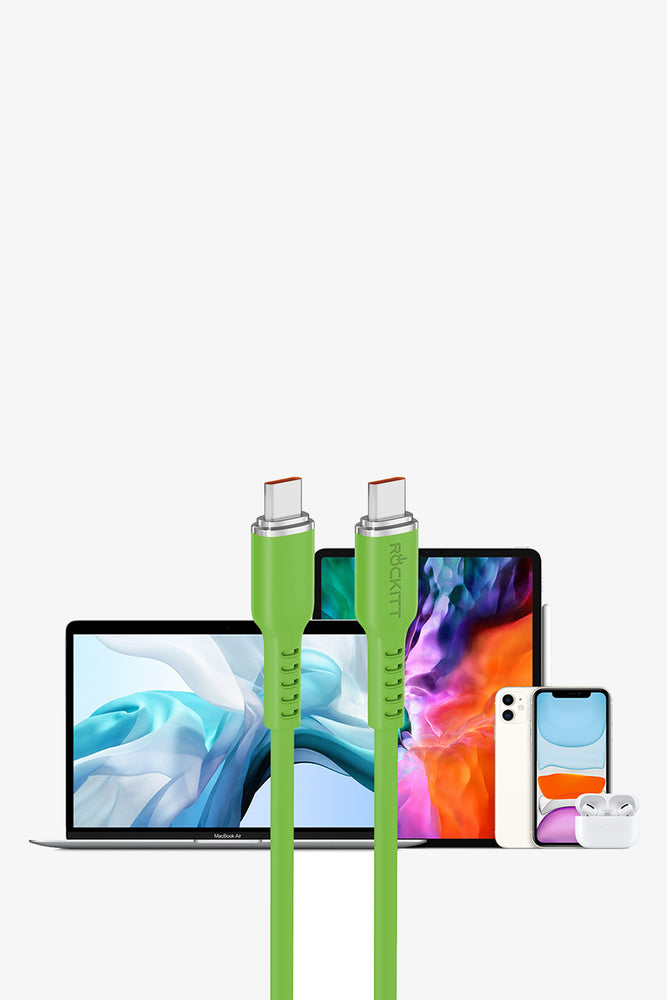 Rockitt Super Fast Charge 60W C-C Green