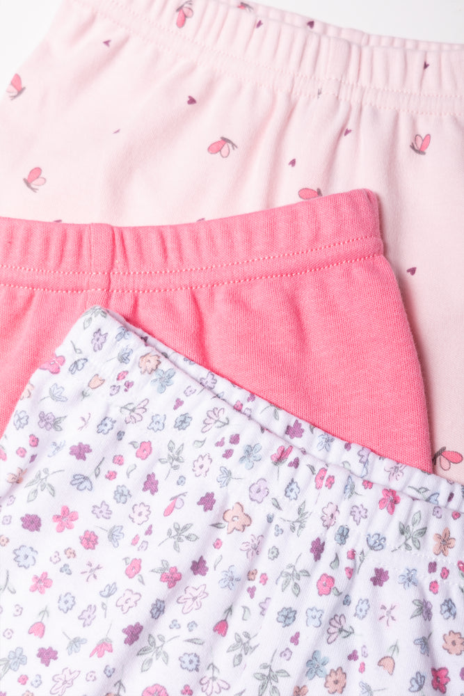 3 Pack Leggings Pink