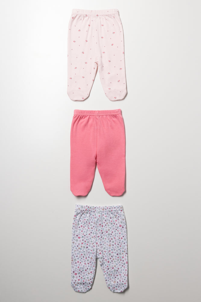 3 Pack Leggings Pink (2)