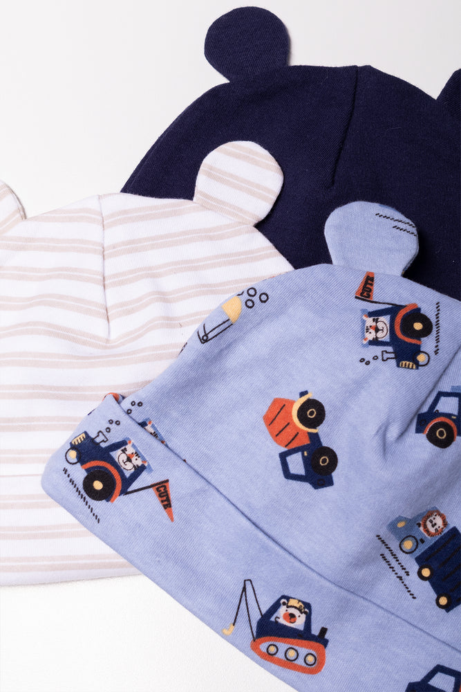 3 Pack Baby Beanies