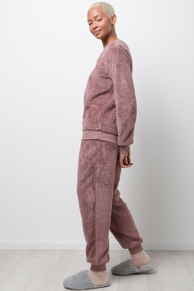 Self Love Soft Sherpa Pyjamas Natural