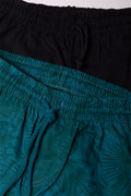 2 Pack Shorts Black And Blue (1)