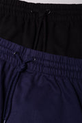 2 Pack Shorts Black And Navy (1)