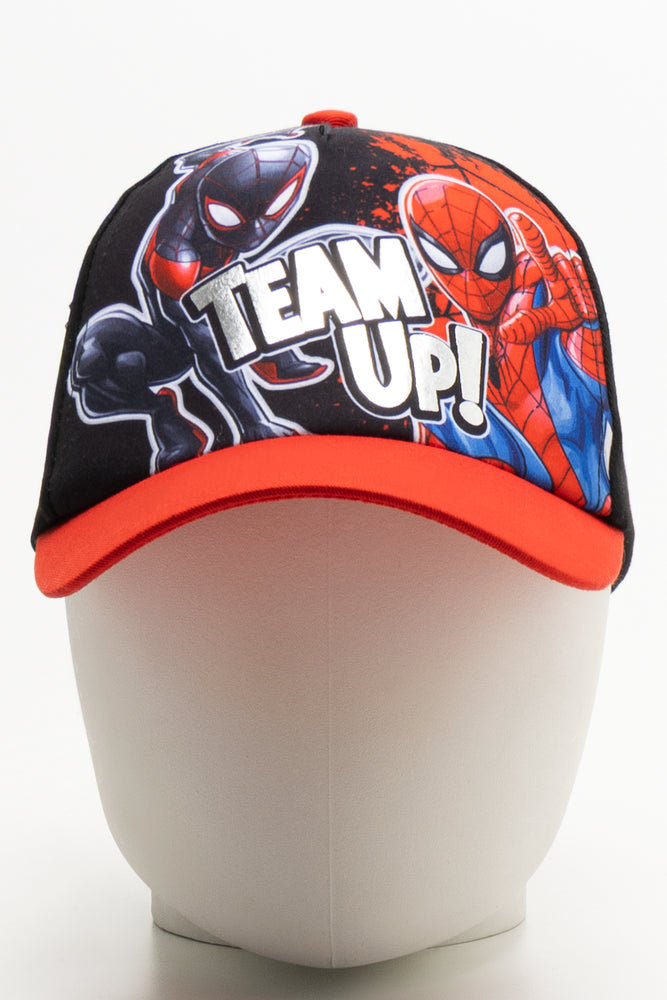 Spider-Man Peak Cap Black