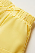 Knit Shorts Yellow (1)