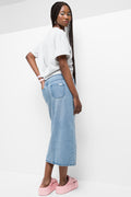 Denim Midi Skirt Mid Blue (2)