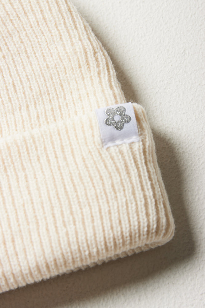 Rib Beanie Cream