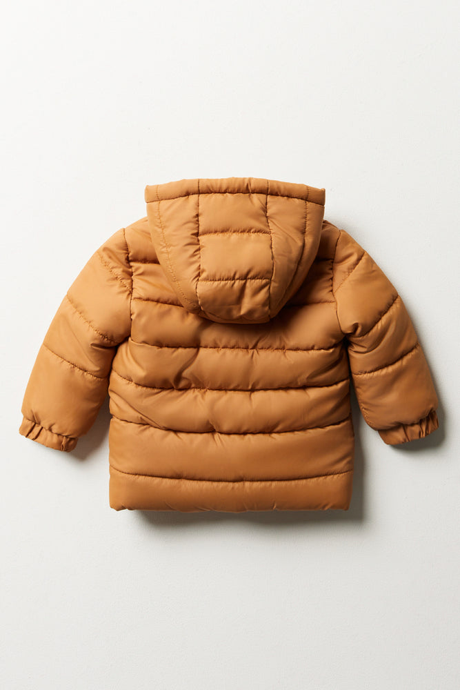 Puffer Jacket Brown (3)