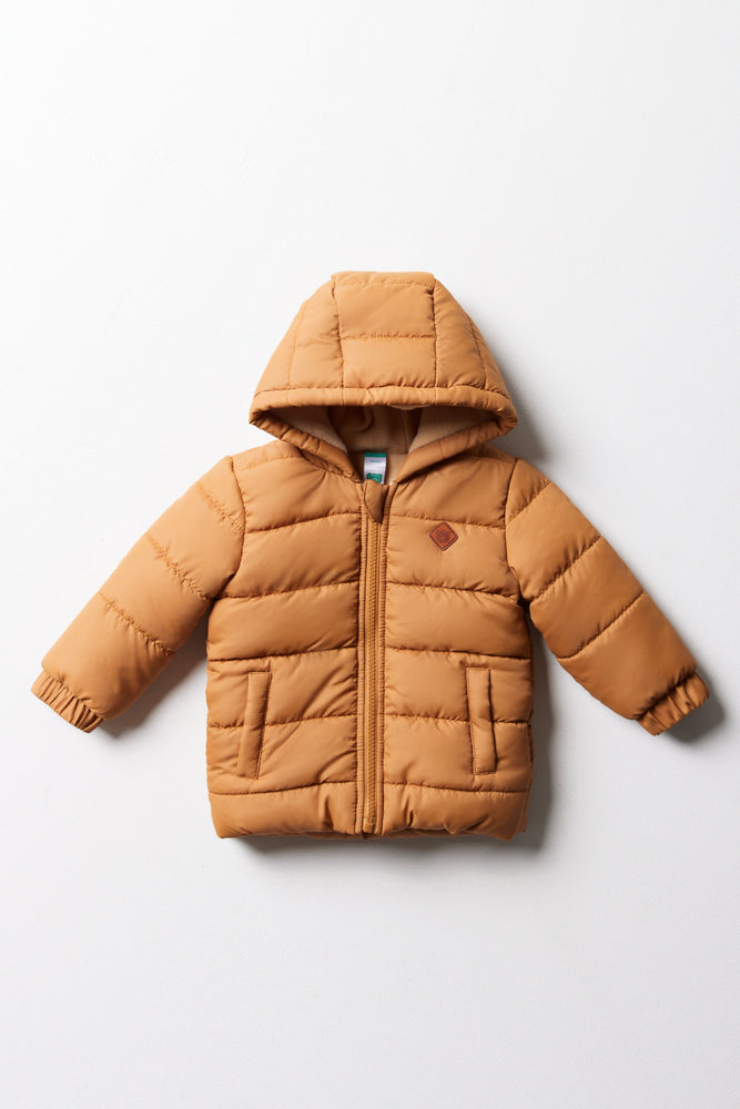 Puffer Jacket Brown