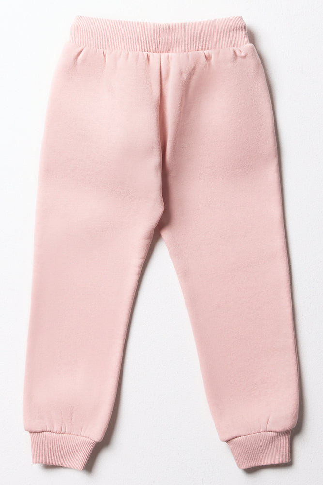Frill Pocket Trackpants Pink (2)