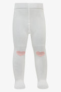 2 Pack Tights White & Tan (1)
