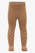 2 Pack Tights White & Tan (2)