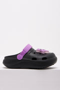 Smiley Star Clog Black (1)