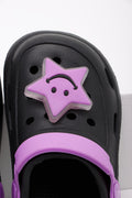 Smiley Star Clog Black (4)
