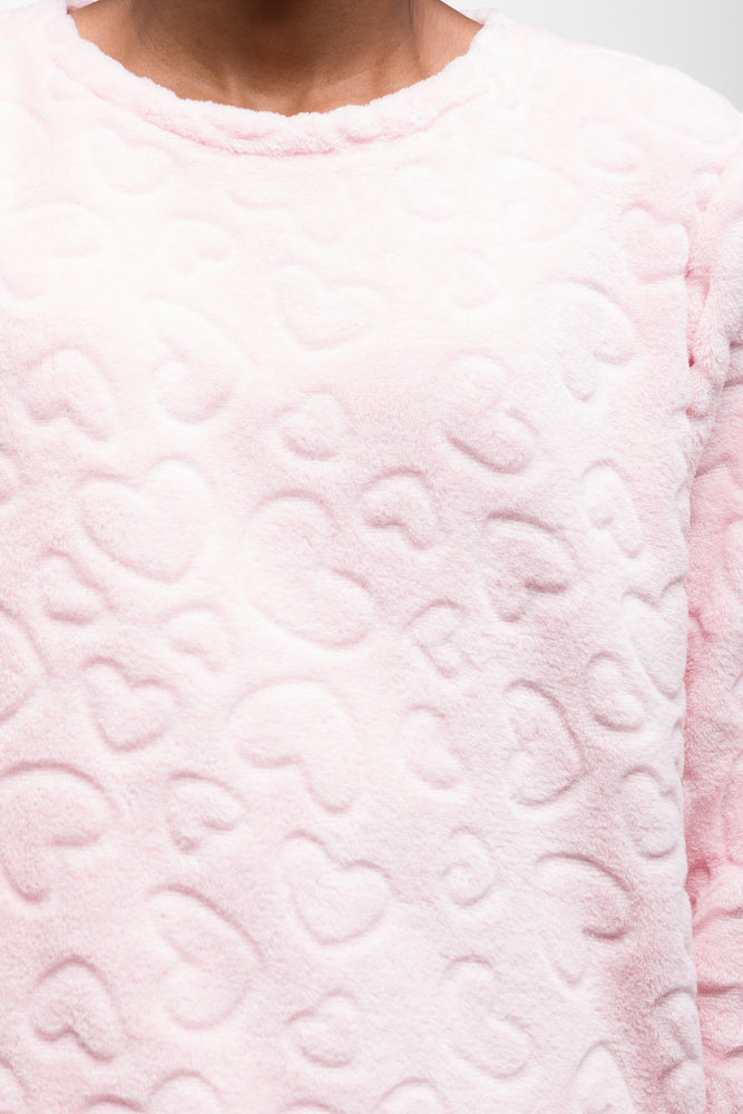 Fleece Pyjamas Pink (3)