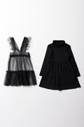 Fit and Flare Dress Black (2)