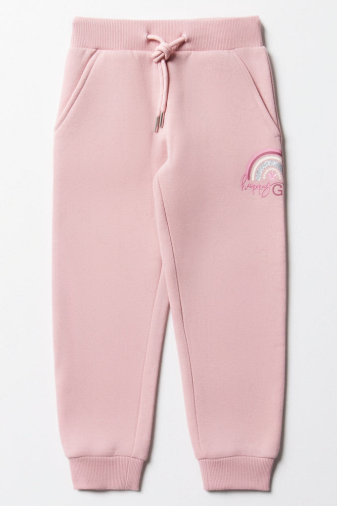 Rainbow Trackpants Pink