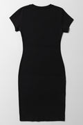 Bodycon Dress Black (2)