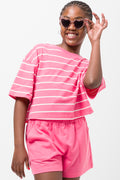 Boxy T-Shirt Pink