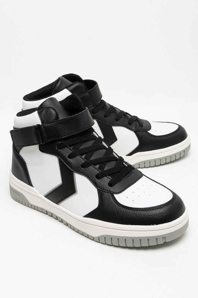 Hight Top Sneakers Black And White