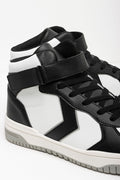 Hight Top Sneakers Black And White (3)