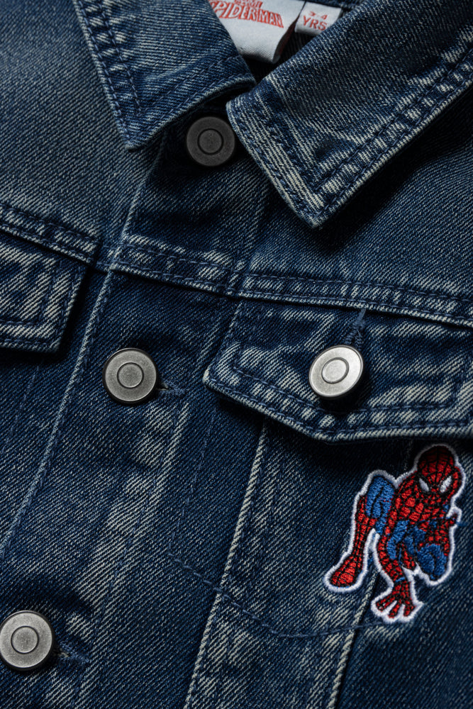 Spider-Man Denim Jacket Blue (1)