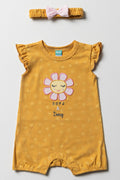 Romper Yellow