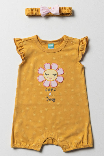 Romper Yellow