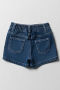 Minnie Mouse Denim Shorts Blue (2)
