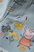 Peppa Pig Denim Shorts Light Blue (1)