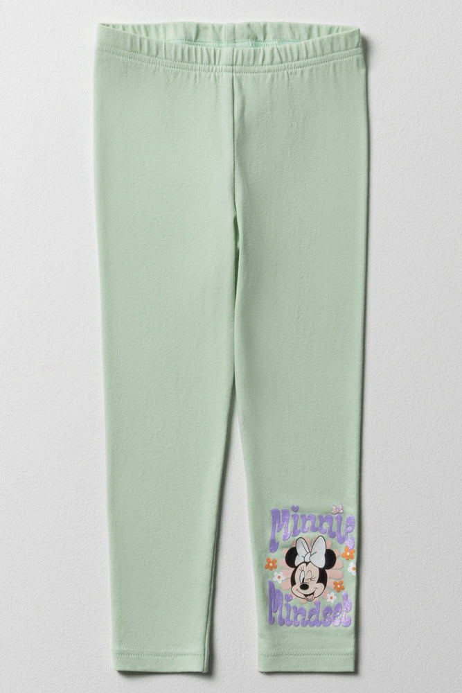 Minnie Mouse Leggings Green