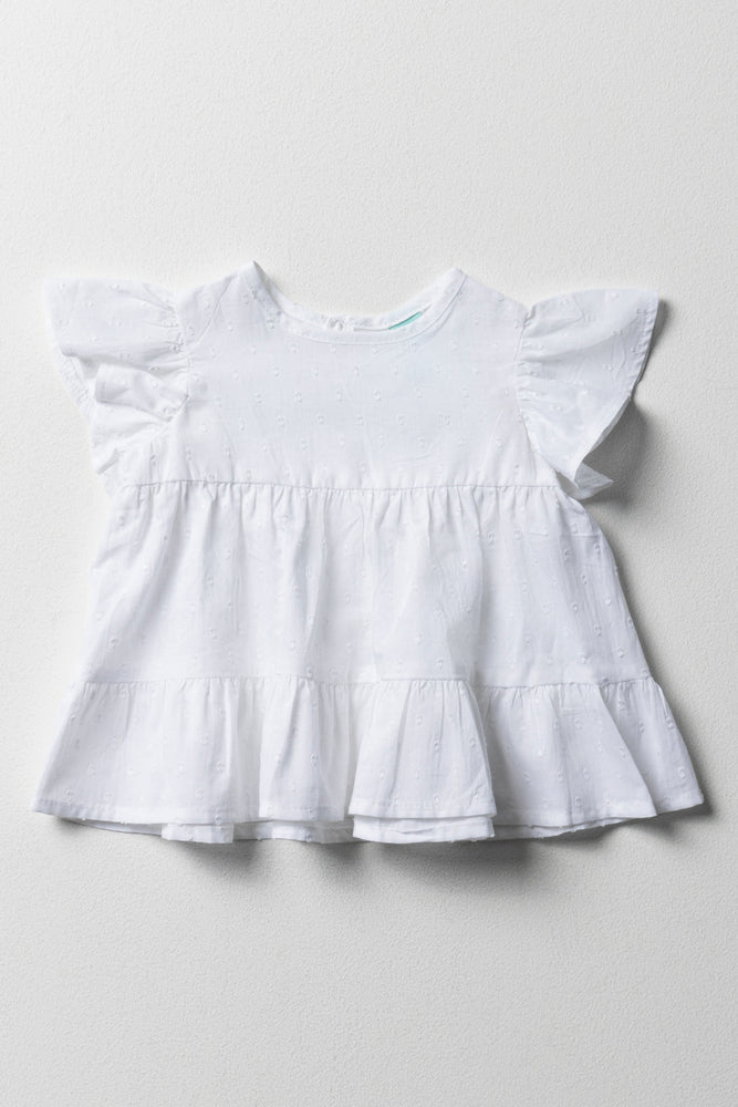 Tiered Top White