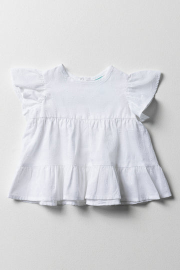 Tiered Top White