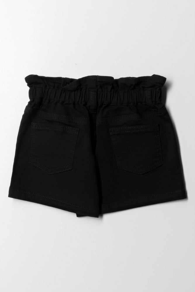 Hello Kitty Denim Shorts Black (2)