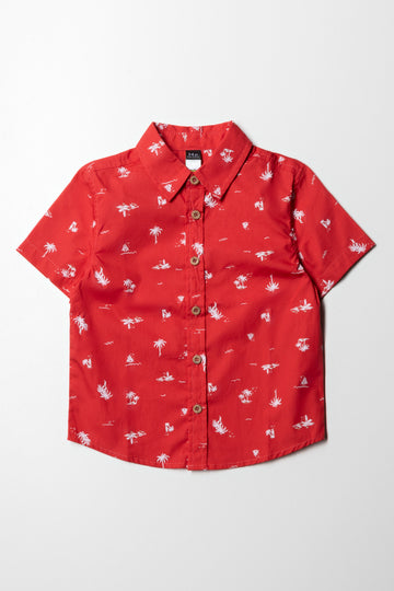 Tropical Shirt Coral