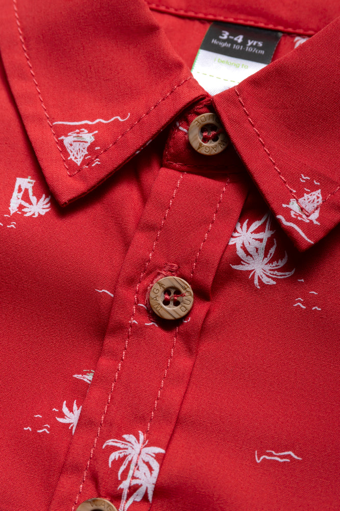Tropical Shirt Coral