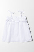 Strappy Anglaise Top White (2)
