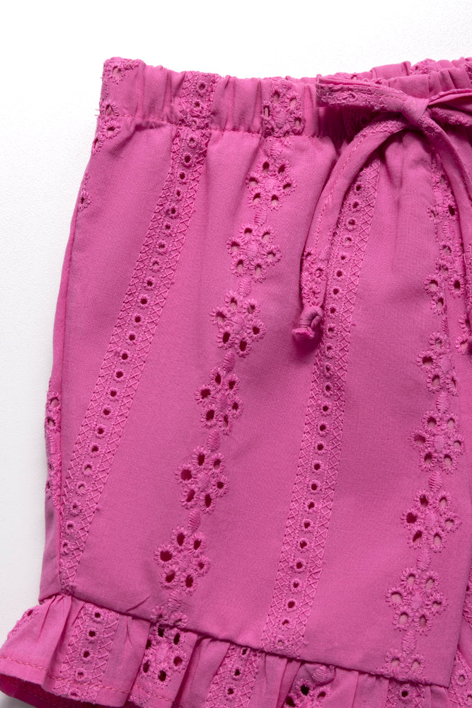 Anglaise Shorts Pink