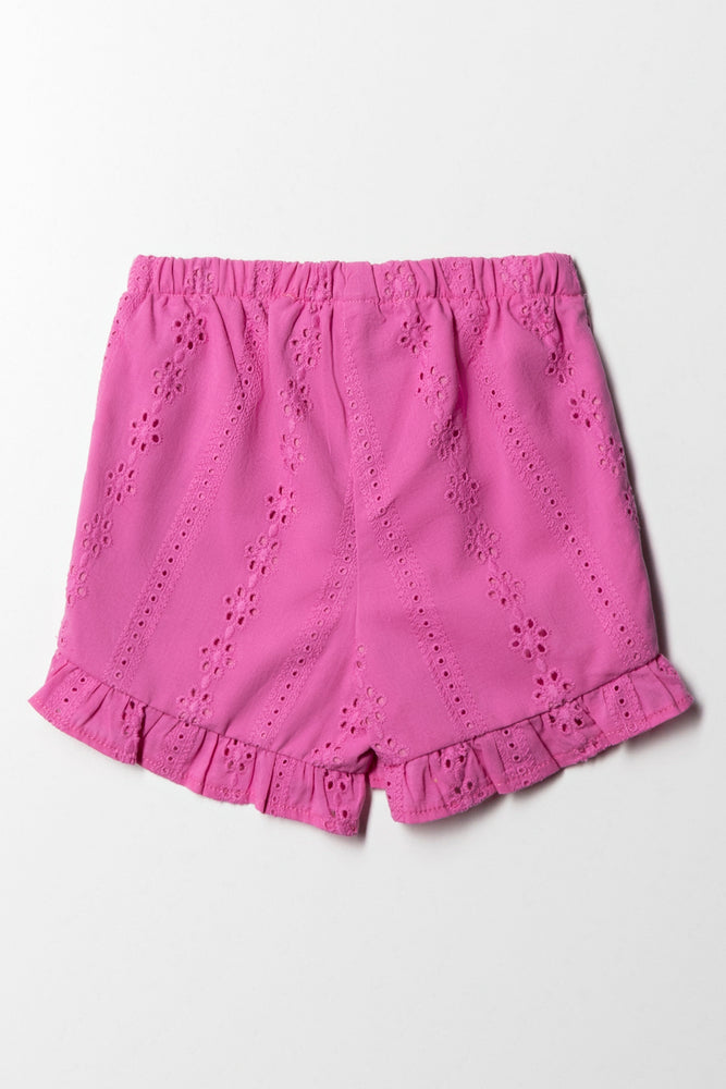 Anglaise Shorts Pink (2)