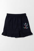 Frill Shorts Navy