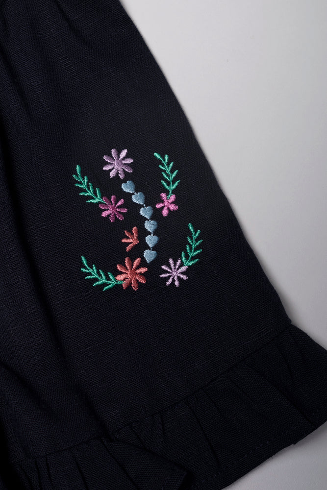 Frill Shorts Navy