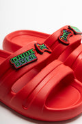Double Band Slides Red (2)