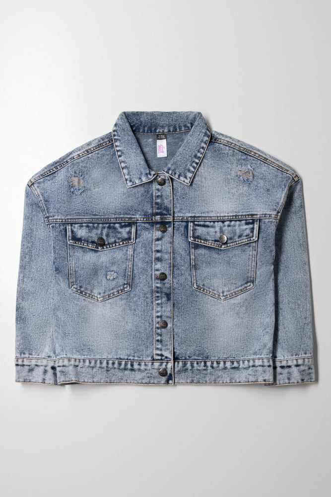 Denim Trucker Jacket Blue