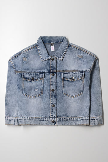 Denim Trucker Jacket Blue