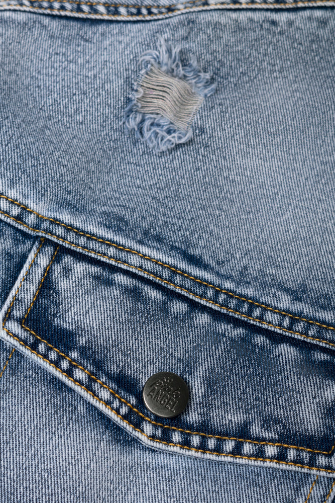 Denim Trucker Jacket Blue (2)