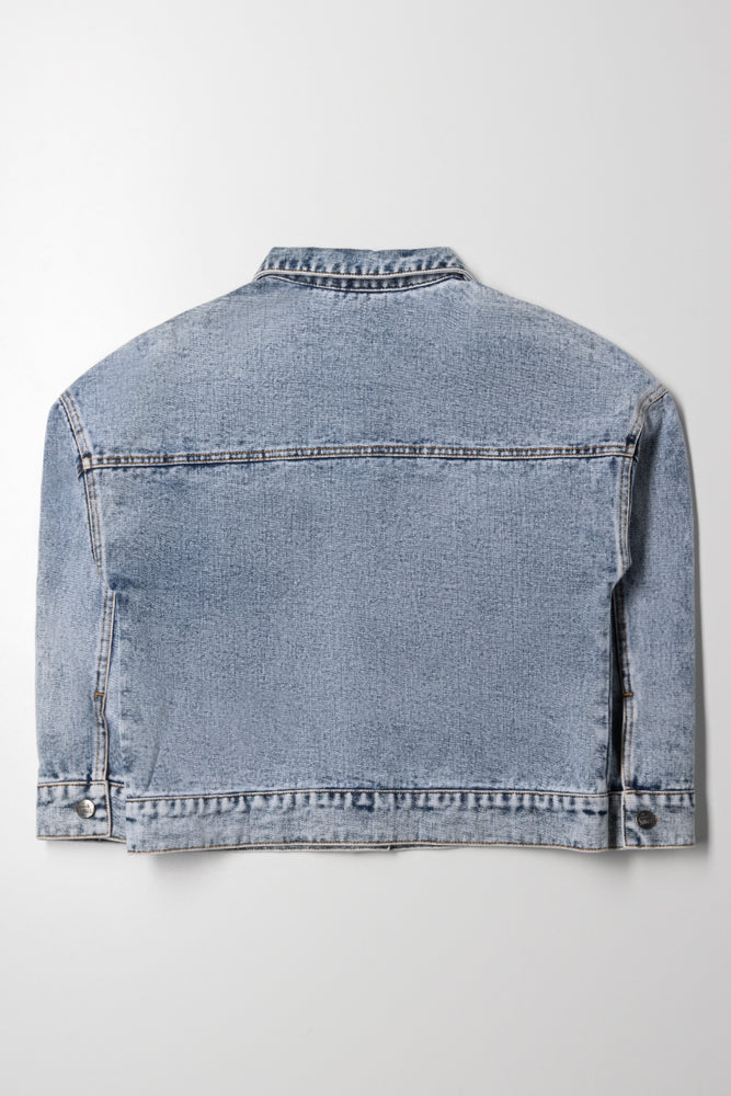 Denim Trucker Jacket Blue (3)